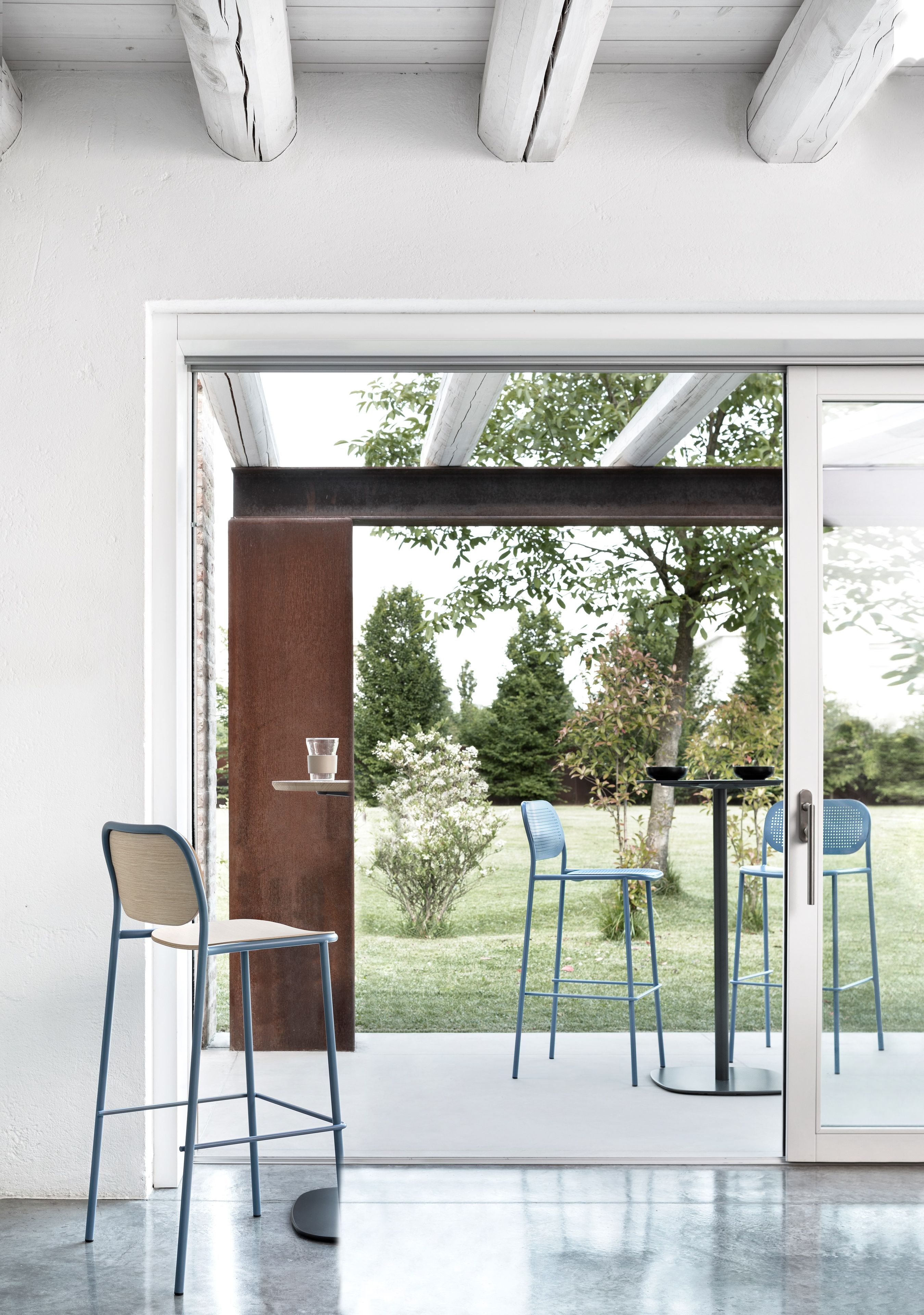 Высокий деревянный стул со спинкой TrabA' Metis ARCH-00132933 - Вид №10