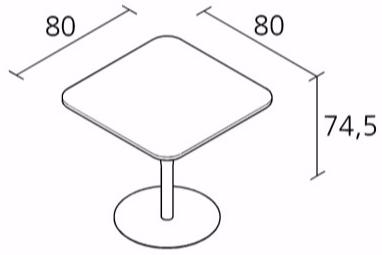 Alias Квадратный стол Atlas sun-id-1467691 - Вид №3