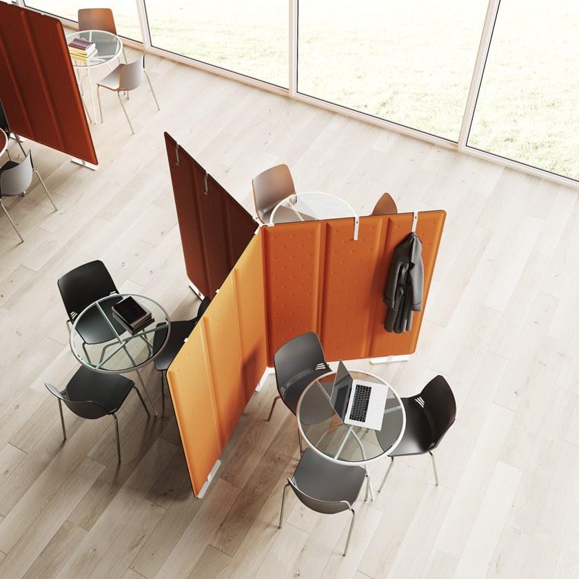 Steelbox by Metalway Звукопоглощающая перегородка для офиса из trevira® cs Zen sun-id-1453682 - Вид №11