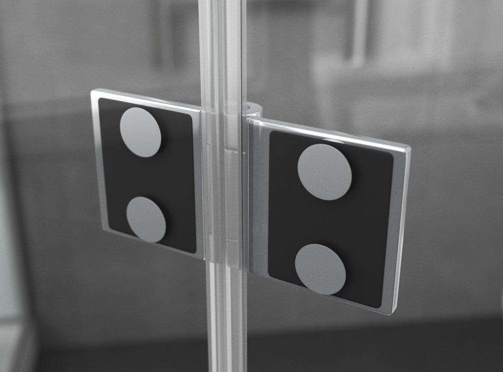 Душевое ограждение Ambassador Diamond 12011101 (900x900x2000), 1 место - Вид №3