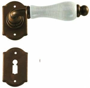 Galbusera Железная ручка на розетке с розеткой Praga 2-20 + d5