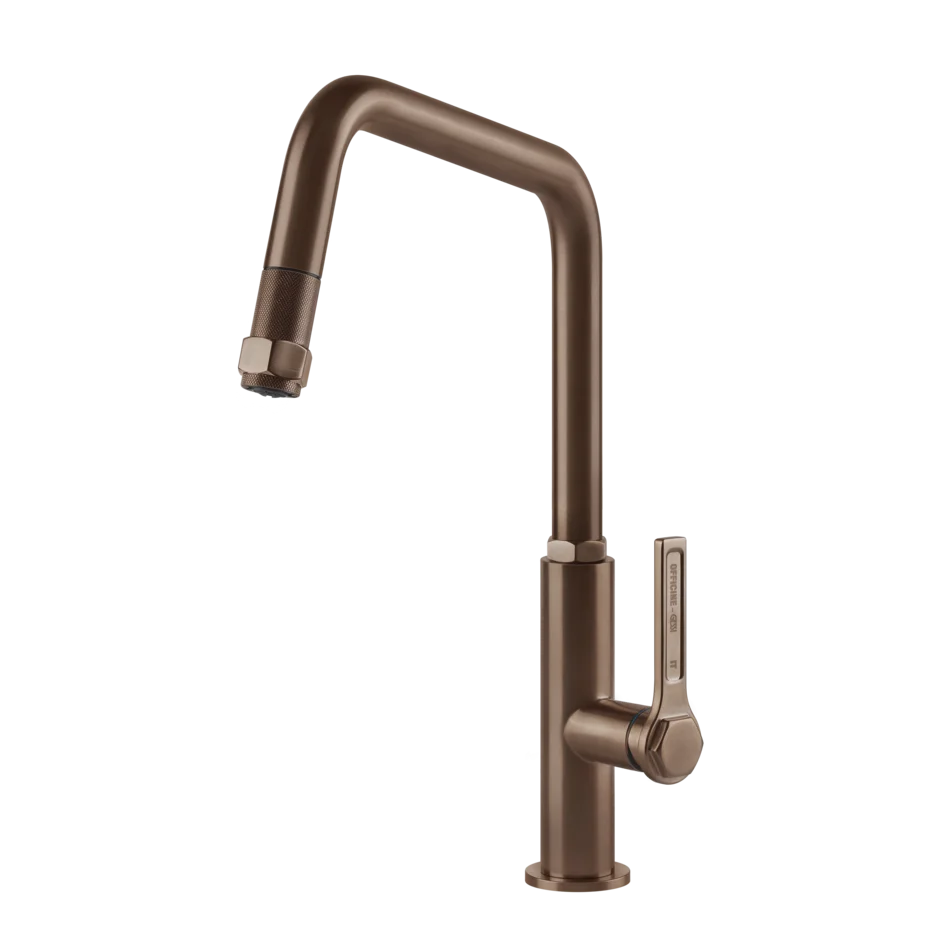Смеситель для раковины 60053 708 Gessi Officine gessi МЕДНЫЙ МАТОВЫЙ PVD 60053708