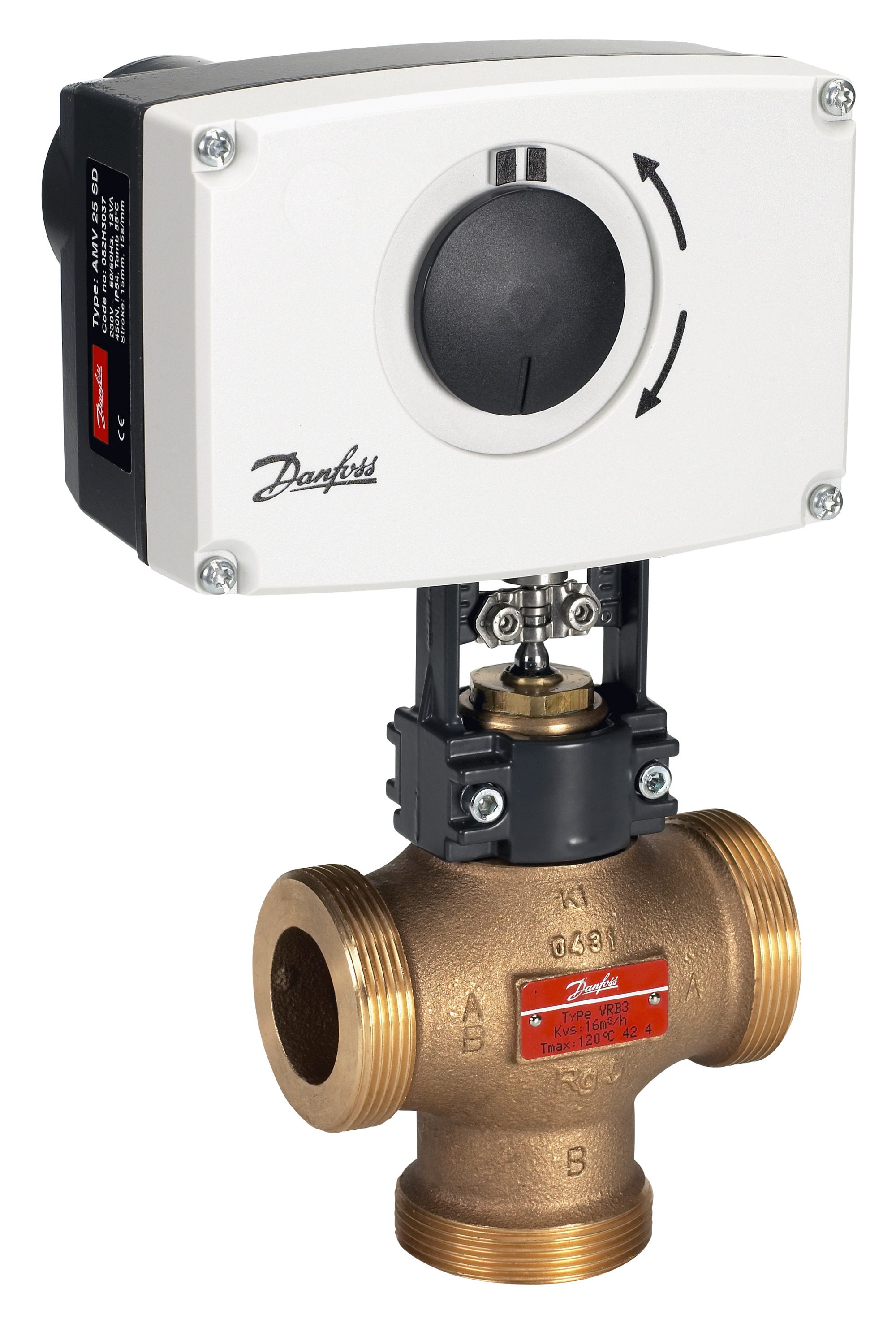 Danfoss Редукторные электроприводы с трехпозиционным управлением Электропривод импульсный AMV33 230B 082G3013  - Вид №46