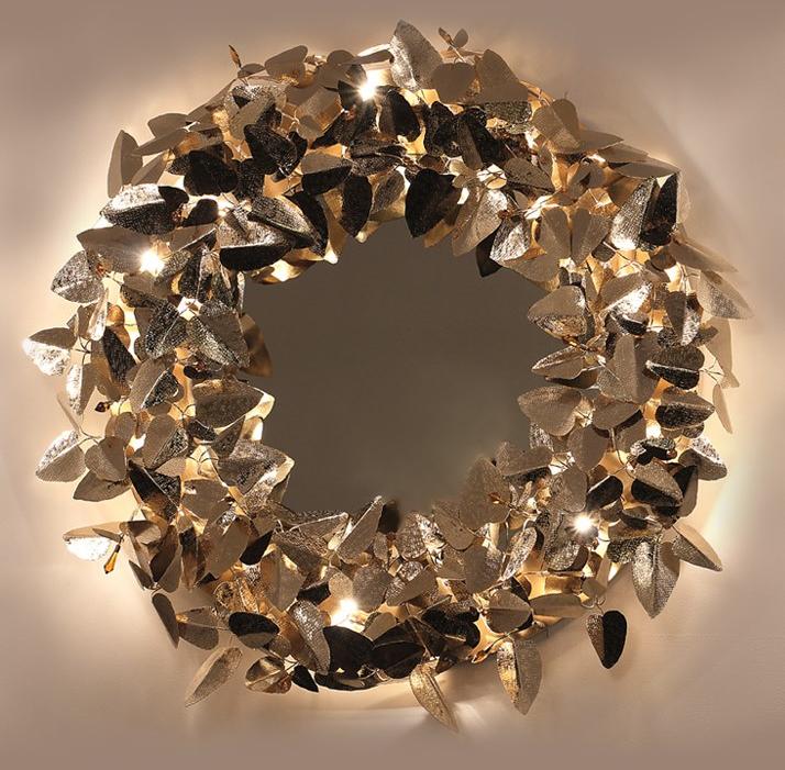 LUXXU Круглое зеркало со встроенной настенной подсветкой Mcqueen sun-id-1484697 - Вид №1