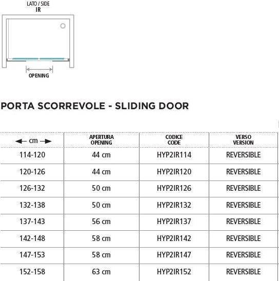 Gruppo Geromin Душевая кабина с двумя раздвижными дверцами Flow sun-id-1414704 - Вид №1
