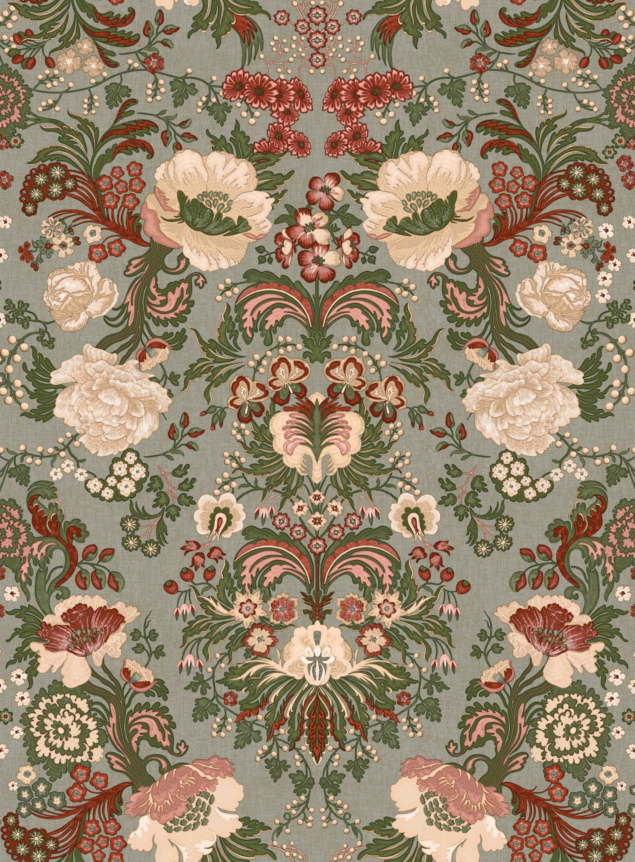 Цветочные узоры нетканые обои LELIEVRE Quenin-Belle Époque ARCH-00089402 - Вид №8