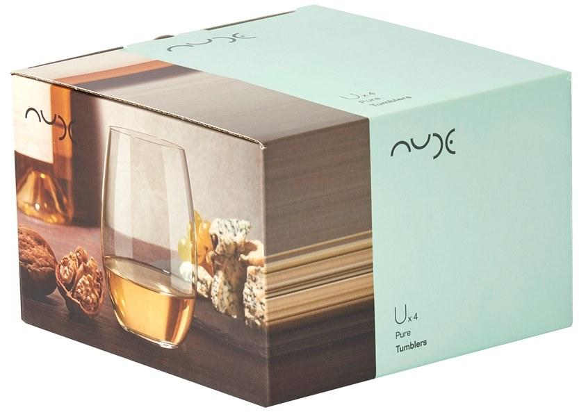 NUDE Набор из четырех хрустальных бокалов для белого вина Pure sun-id-1485150 - Вид №4