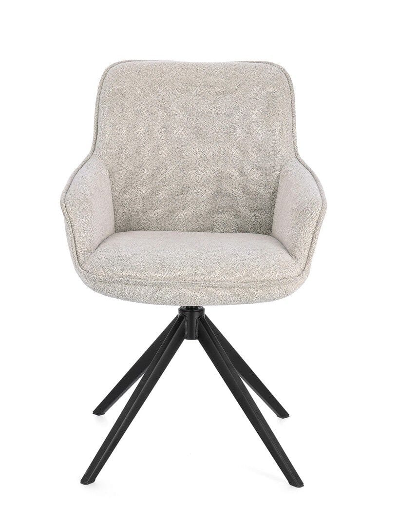 Тканевый поворотный стул с подлокотниками BIZZOTTO MATILDA ARCH-00004063 - Вид №11