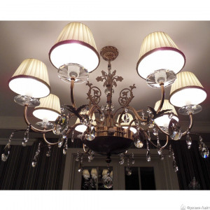 Masiero Primadonna 8 G01 cut crystal люстра подвесная