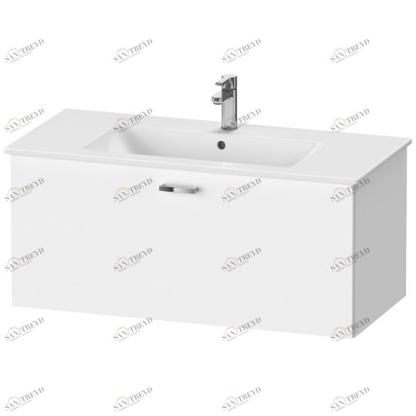 XB603201818 Тумбочка подвесная XBase #XB6032 1000 x 475 мм Белый матовый, декор Duravit 