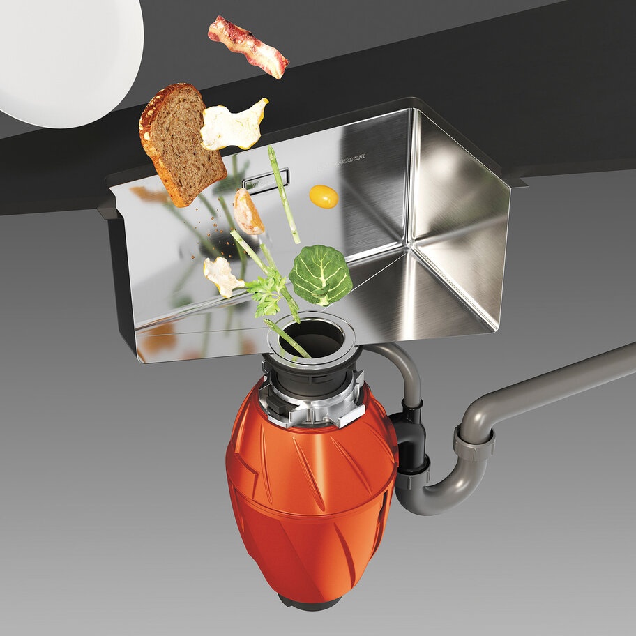 Измельчитель пищевых отходов Omoikiri Nagare 500 4995060 для кухонной мойки, постоянный магнит - Вид №2