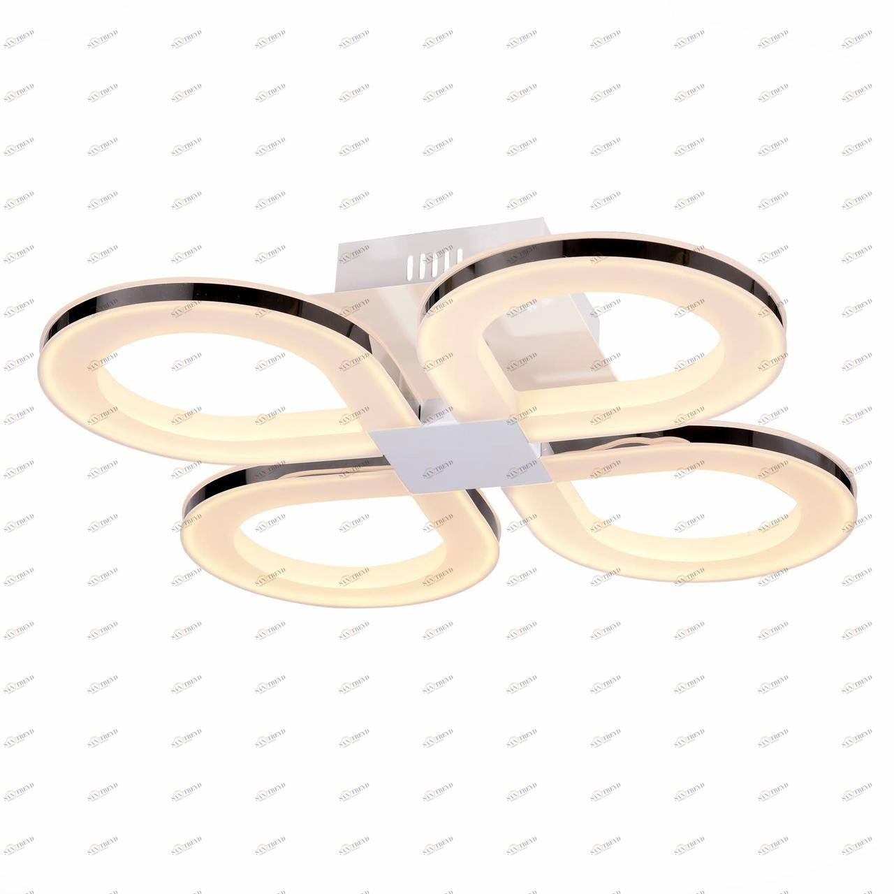 Потолочная светодиодная люстра ST Luce Ritmo SL869.552.04-2 ST LUCE ДИЗАЙНЕРСКИЕ, RITMO 328274 Белый;хром 