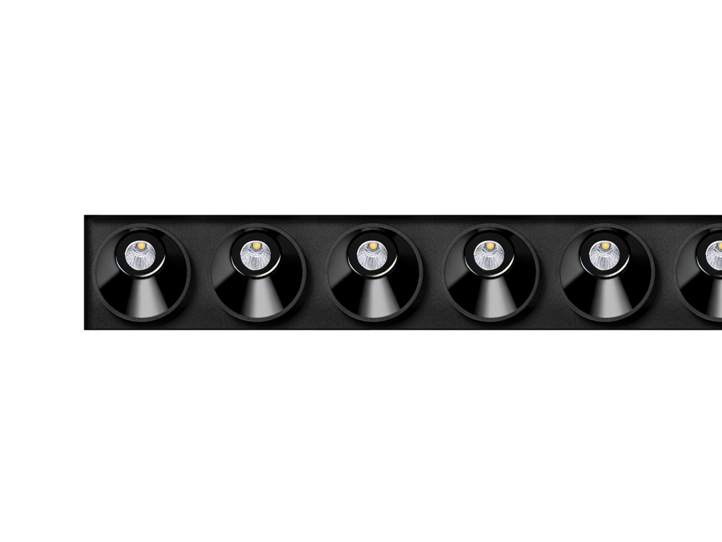 Несколько алюминиевых светодиодных утопленных прожекторов Arkoslight Black Foster ARCH-00097227