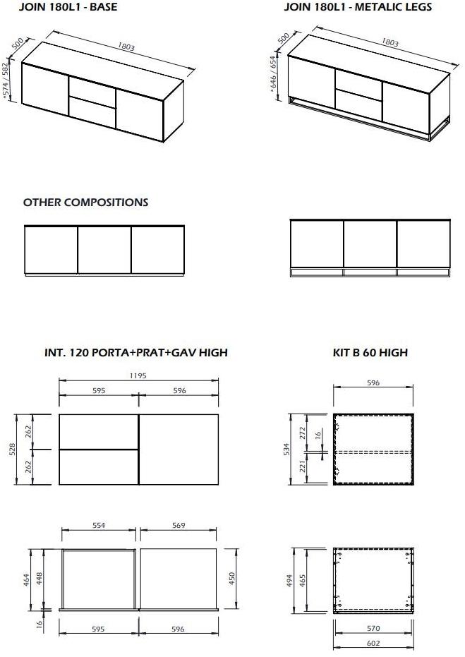 TemaHome Комод с ящиками и распашными дверцами  9500.404  - Вид №31