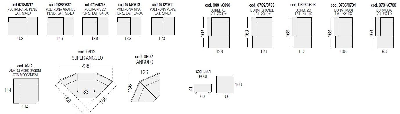 Egoitaliano Модульный регулируемый угловой диван в коже Beverly sun-id-1412588 - Вид №4