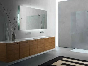 RIFRA Тумба под умывальник из орехового дерева с дверцами Zero bagno