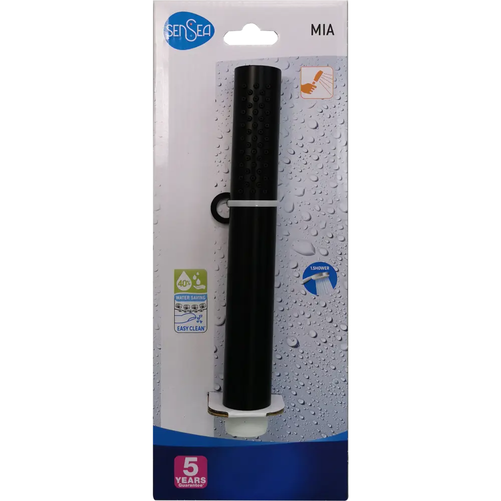 Лейка для душа Sensea Mia 1 режим цвет чёрный STLM-2011955 - Вид №5