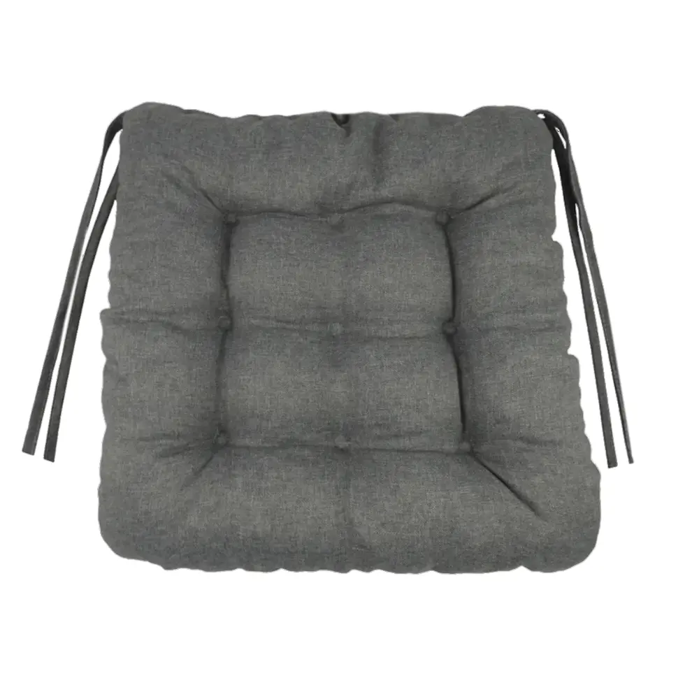 Подушка для стула Seasons 40x36 см цвет светло-серый Отсутствует STLM-2042595