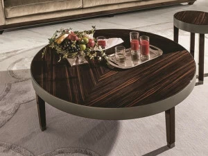 Longhi Круглый деревянный журнальный столик Loveluxe 2015 – regency collection Y 727