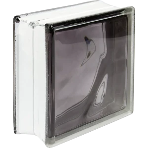 Стеклоблок Богема Волна цвет чёрный