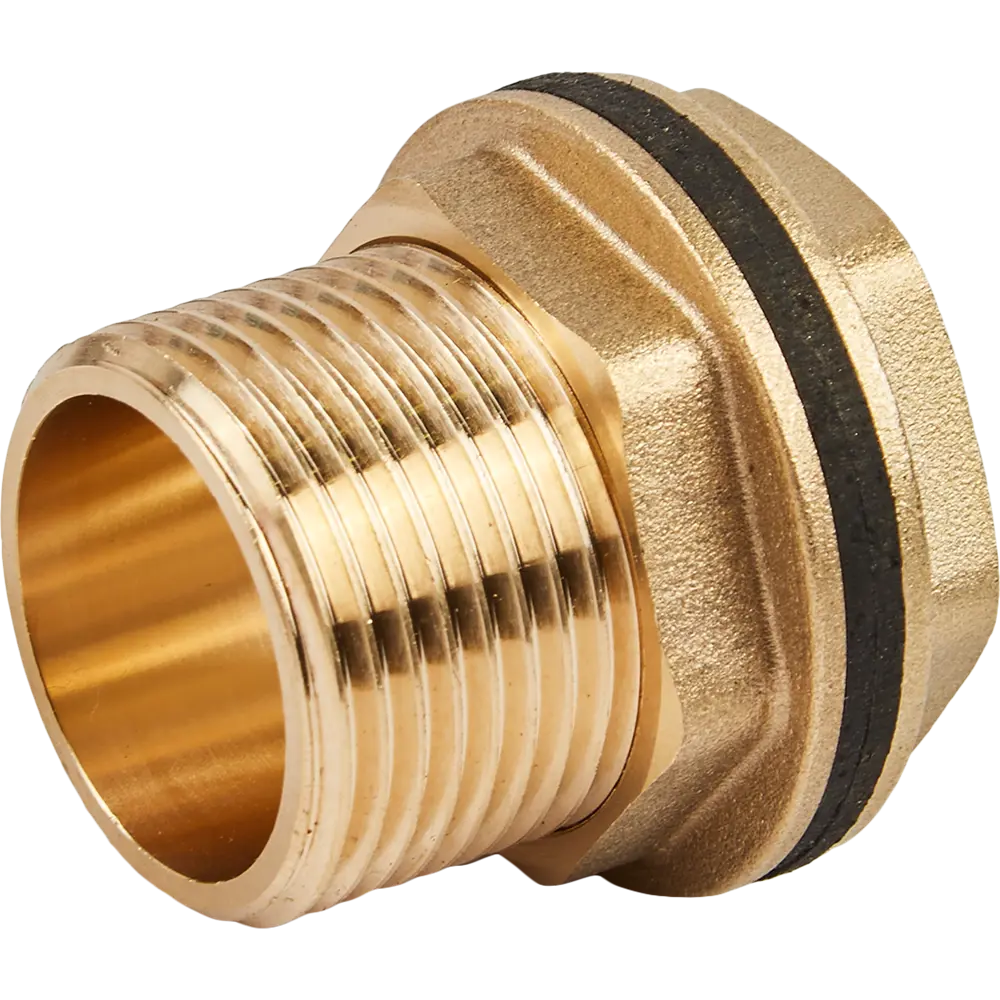 Штуцер для подключения полива BOUTTE 1" латунный 87271025 STLM-1482214 - Вид №1