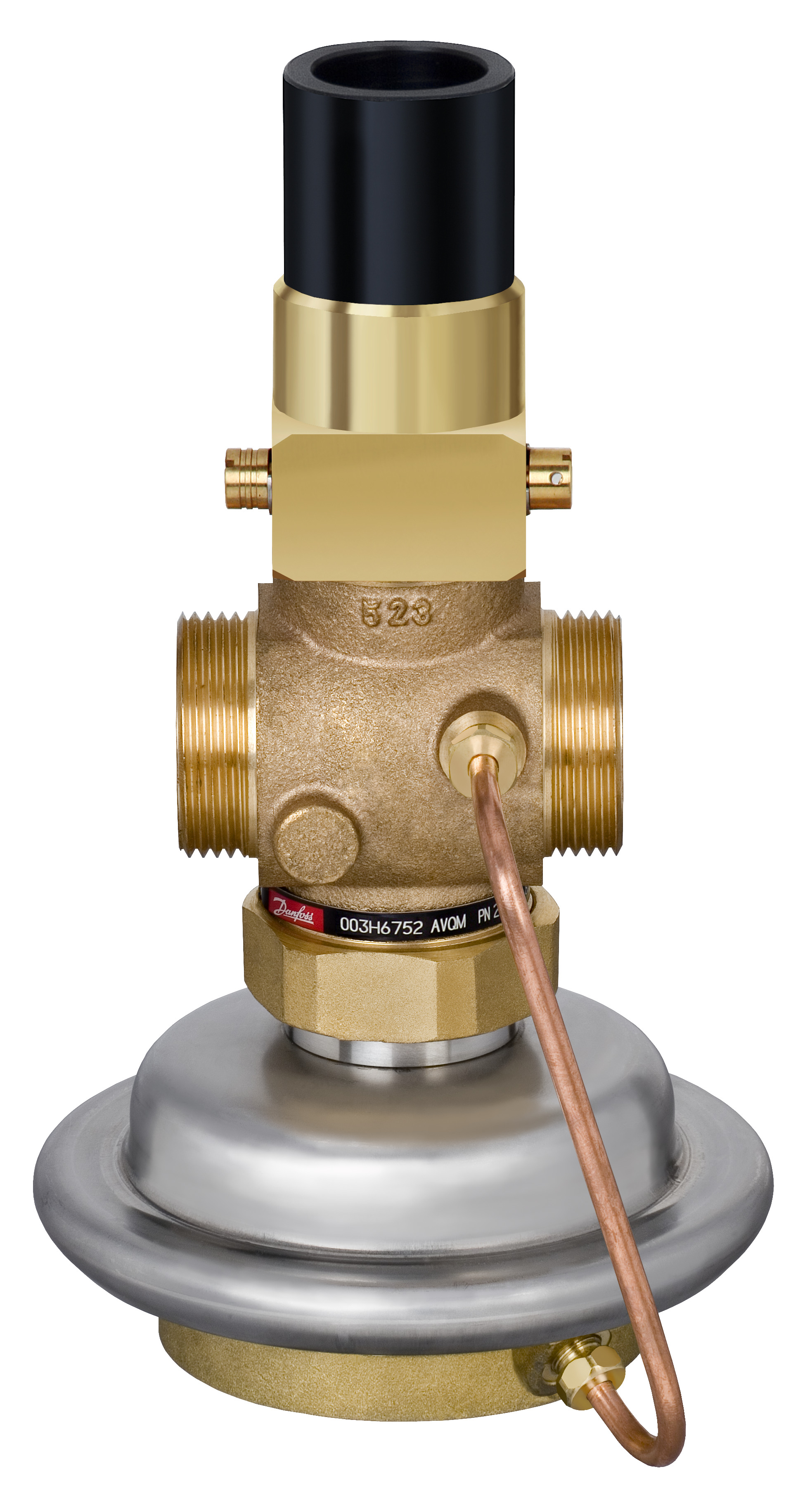 Danfoss Клапан регулирующий комбинированный AVQM с наружной резьбой или фланцевый Комб. р-рAVQM PN16 20/6,3//0,2/резьб. 003H6738  - Вид №39