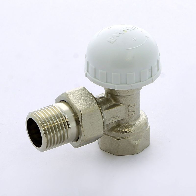 Вентиль НВ термостатический для радиаторов с разъемным соединением EMMETI 1/2" угловой 01350350 - Вид №1