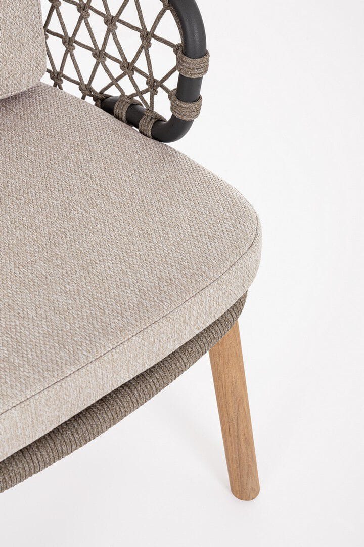 Веревочный садовый стул со встроенной подушкой BIZZOTTO Eularia ARCH-00022493 - Вид №6