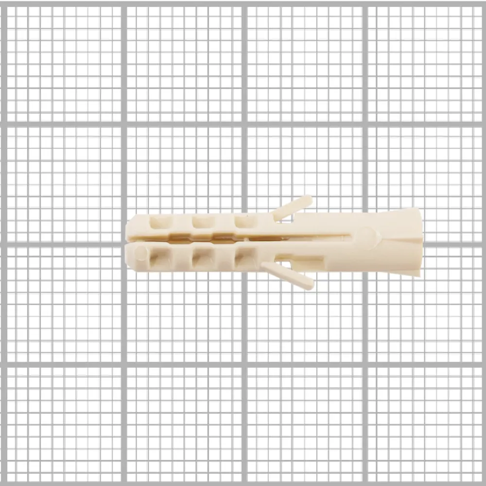 Дюбель для полнотелых материалов PND-5 5x25 мм нейлон цвет бежевый 40 шт ЕВРОПАРТНЕР STLM-2008265 - Вид №2