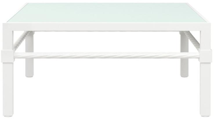 JANUS et Cie Квадратный садовый стол из алюминия и стекла Palmia sun-id-1428894 - Вид №1