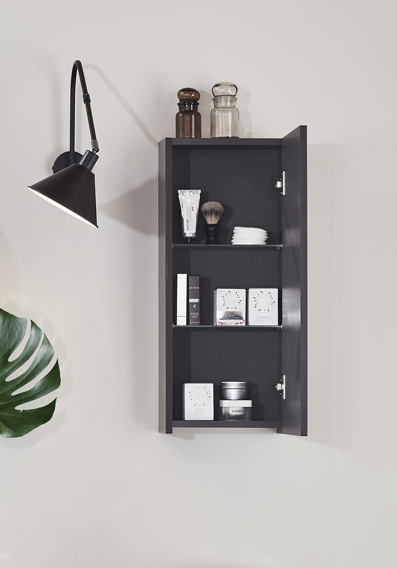 320155 Настенный Шкаф Flex Vogue Antracit Noro  Антрацитовый Серый  - Вид №1