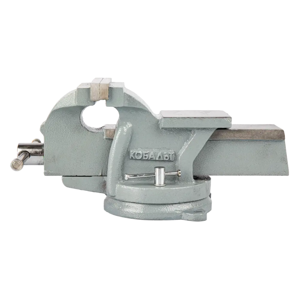 Тиски слесарные настольные Кобальт с поворотным механизмом 89374100 STLM-1449531 - Вид №1