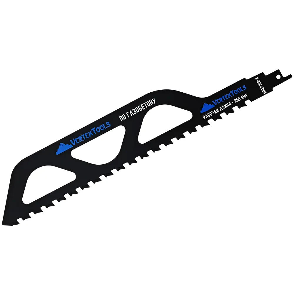 Пилка для сабельной пилы Vertextools K-S1243HM 305 мм для газобетона 85923738 STLM-0066024