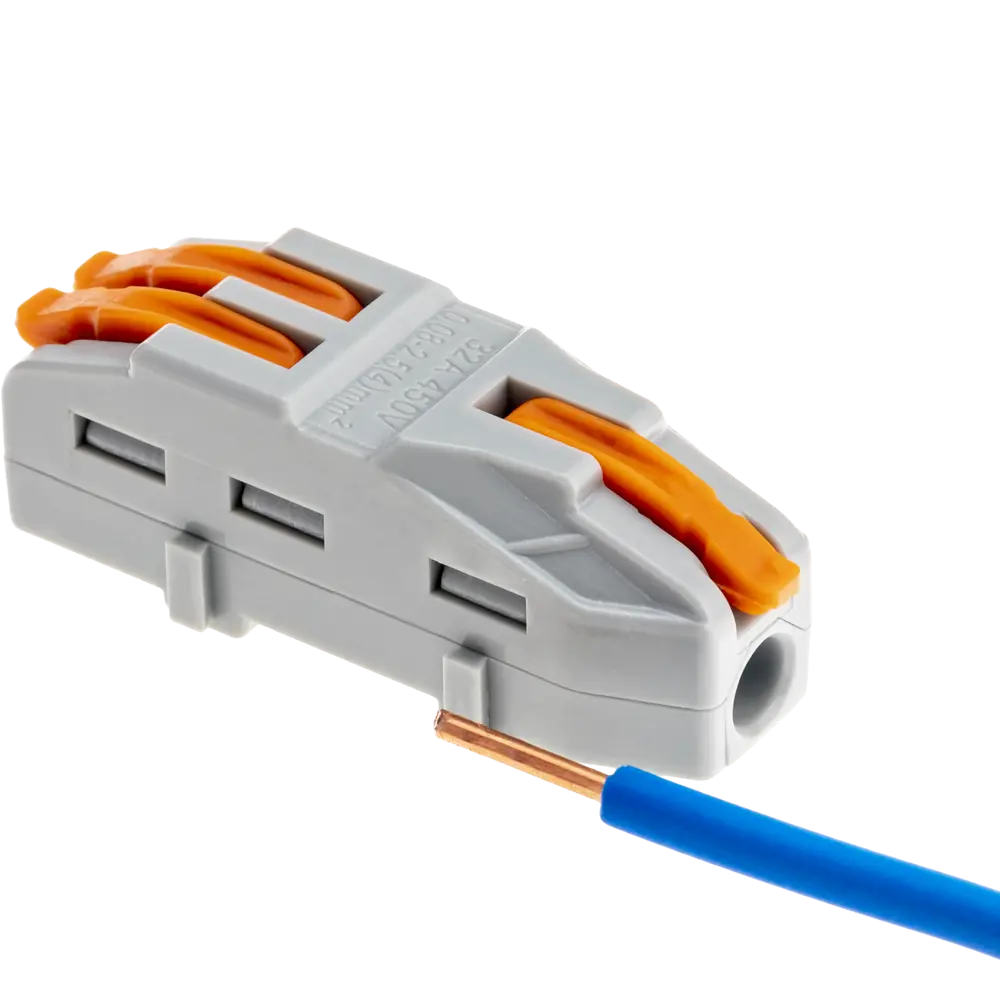 87887423 Клемма разветвительная Duwi 26664 3-проводная 4 мм 4 шт. STLM-1114751  - Вид №9