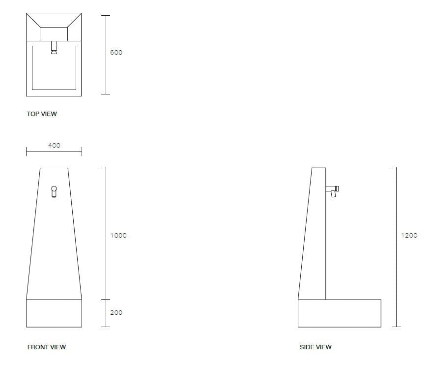 Бетонный пол фонтан SIT Root ARCH-00046488 - Вид №2