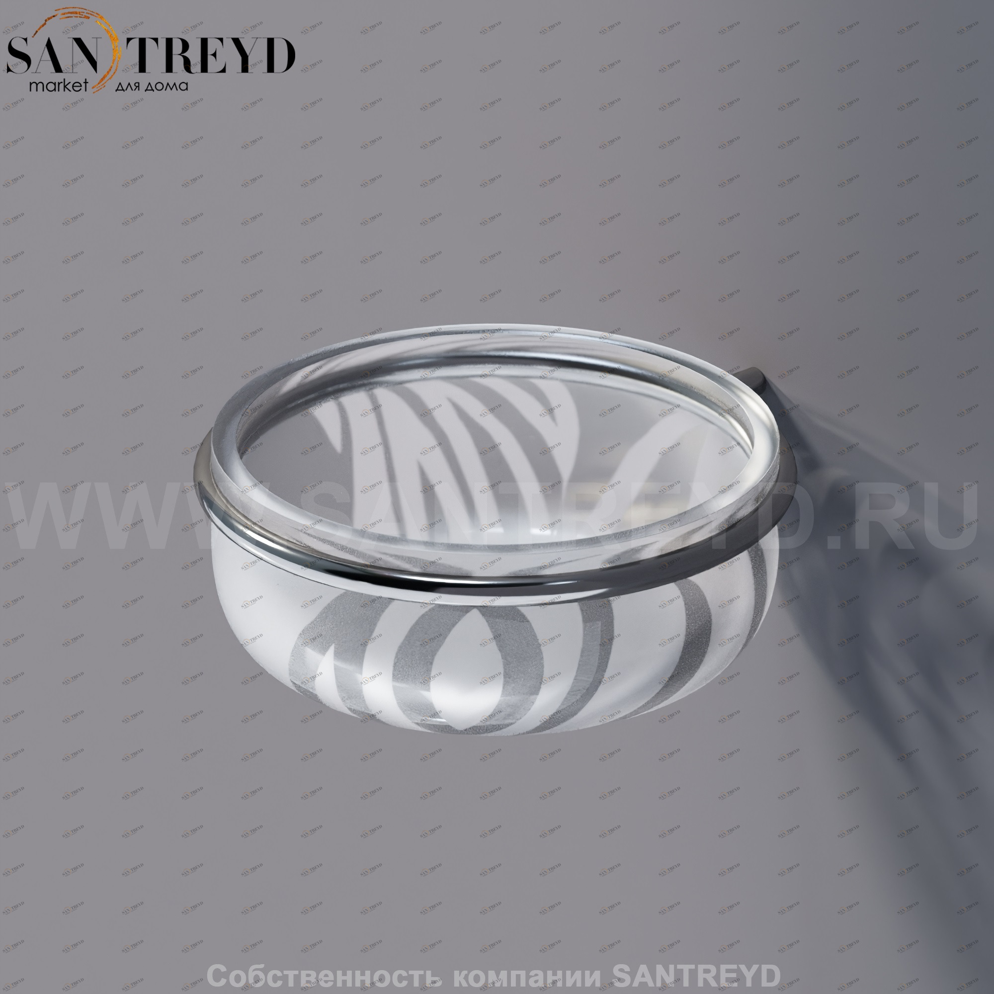 Agape O.L.C. Мыльница из травленного стекла AOLC0813S Аксессуары OLC