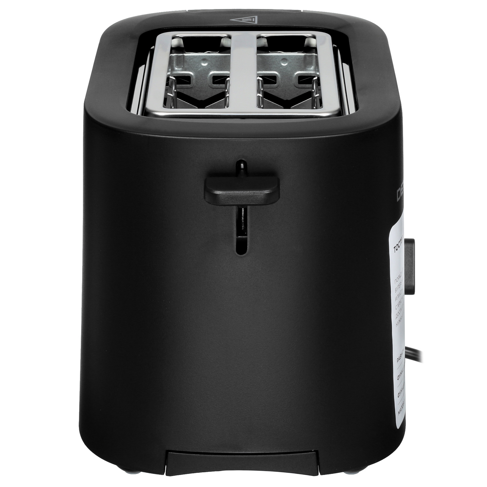 5420102 Тостер DEXP TS-815RDW черный STDN-0145737 - Вид №7