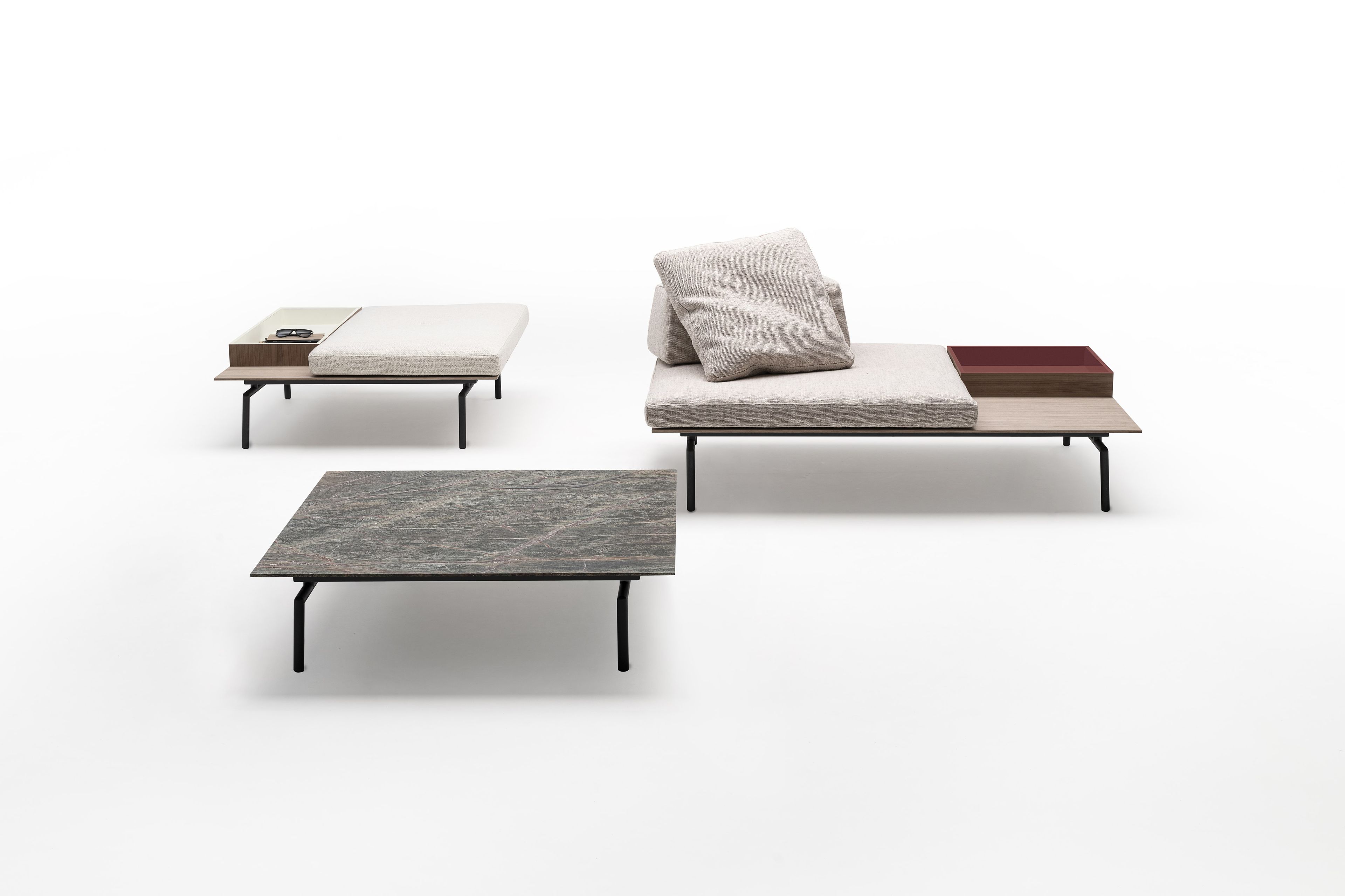 Модульная скамья со спинкой Living Divani Сумо ARCH-00126347 - Вид №6