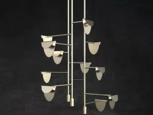 NEXO LUCE Светодиодный подвесной светильник из стали Oxen bespoke 7002a3.001/-002