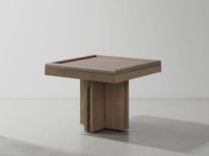 Дубовый квадратный стол для маджонга