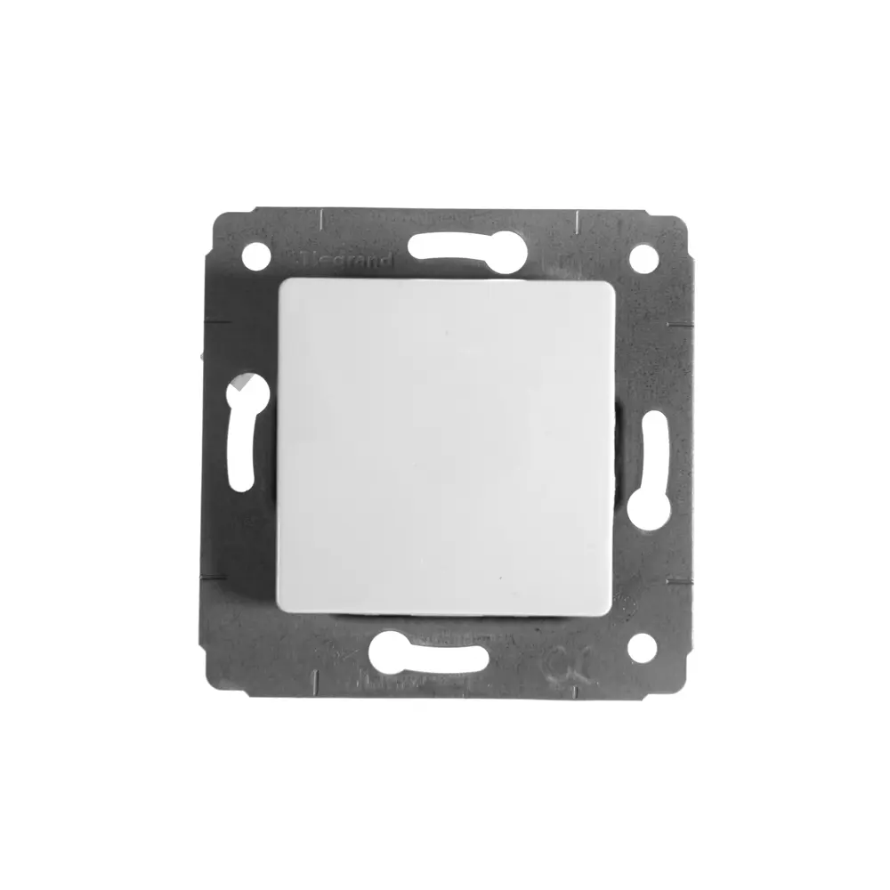 Выключатель встраиваемый Legrand Cariva 1 клавиша, цвет слоновая кость STLM-2144841