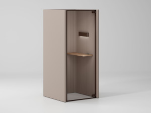 Одноместная акустическая офисная кабина со столом