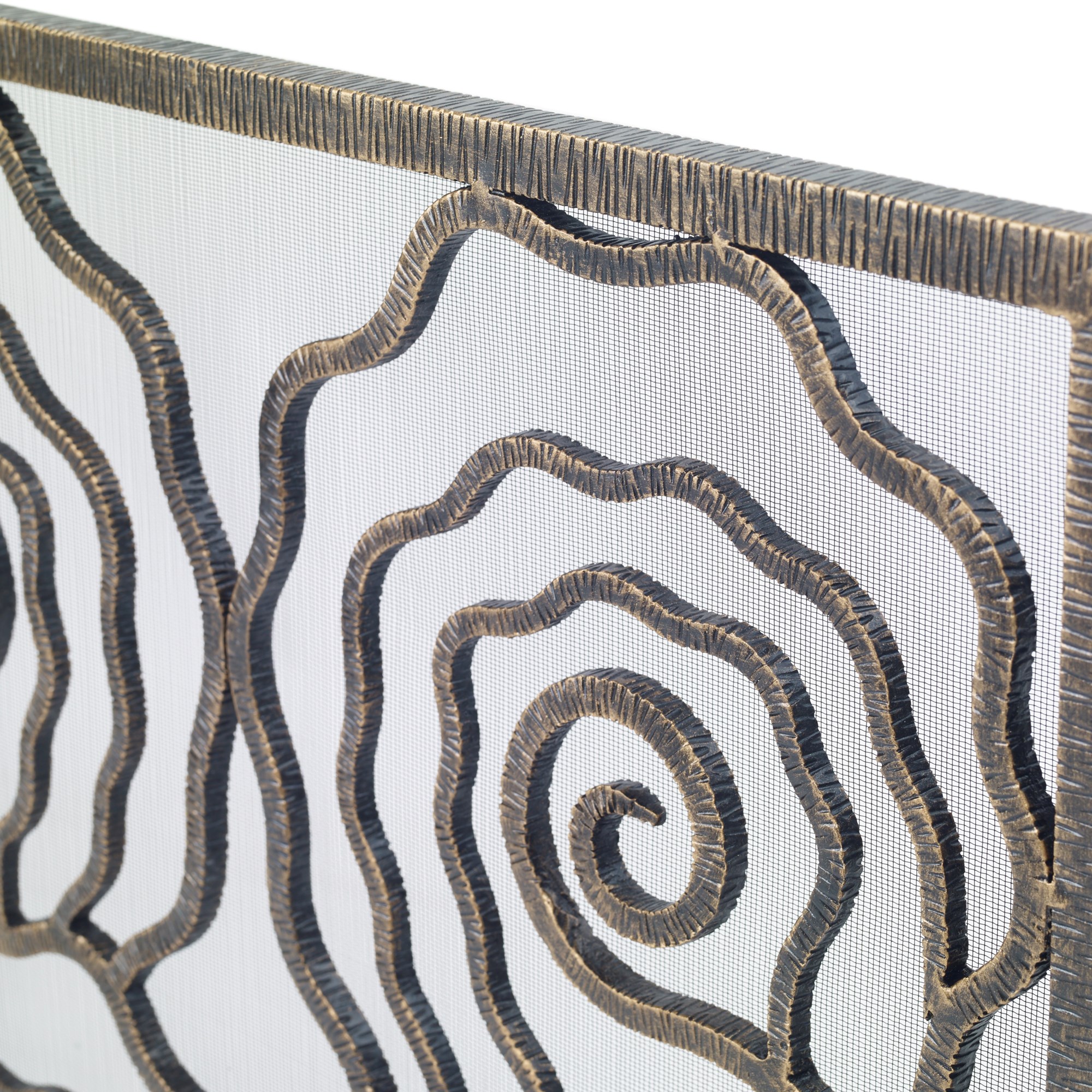 Экраны для камина 05252-460-001 Spiral 3-Panel Fireplace Screen Ambella  - Вид №2