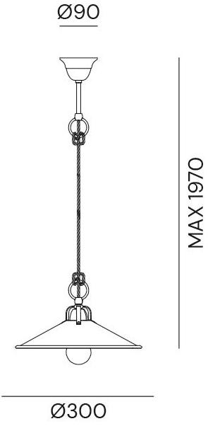 Il Fanale Подвесной светильник из металла Poggio sun-id-1378937 - Вид №1