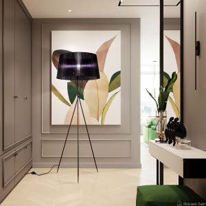 Frezia Light MKL-F2705 торшер черный на треноге