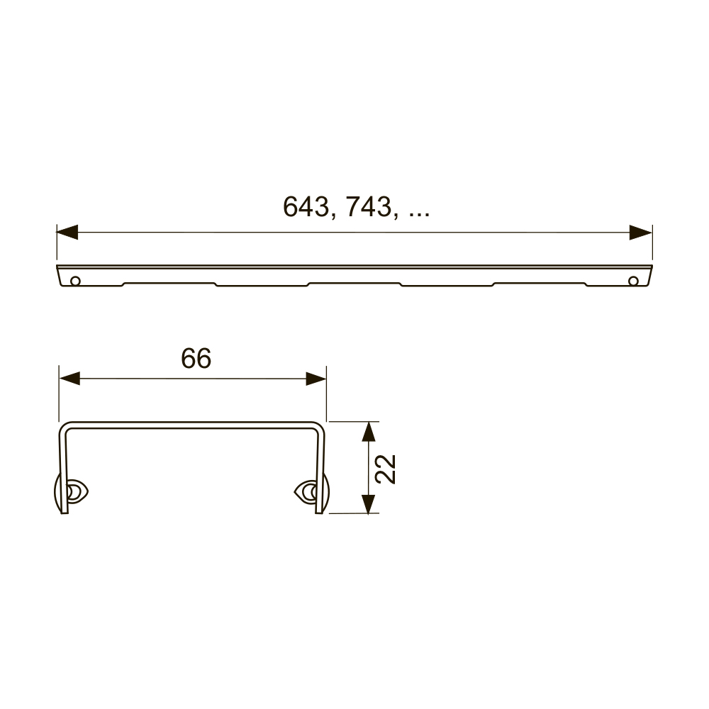 600951 Декоративные панели прямые Tece TECEdrainline - Вид №1