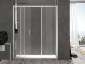 Нишевая душевая кабина с раздвижной дверью