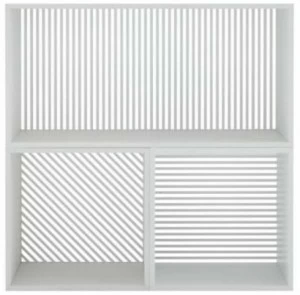 Ligne Roset Открытый модульный лакированный книжный шкаф из стали и дерева  19980186-19980187