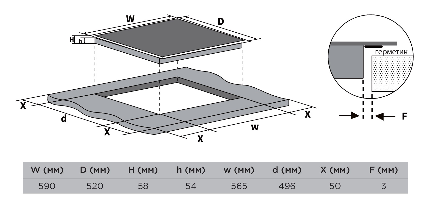 5405812 Электрическая варочная поверхность Eigen BH-ELS601 STDN-0106061 - Вид №6
