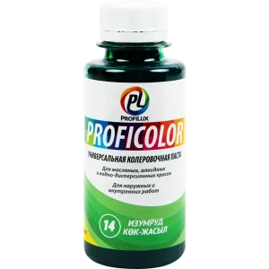Колеровочная паста Profilux №14 100 гр цвет изумрудный 14714397 STLM-2115657
